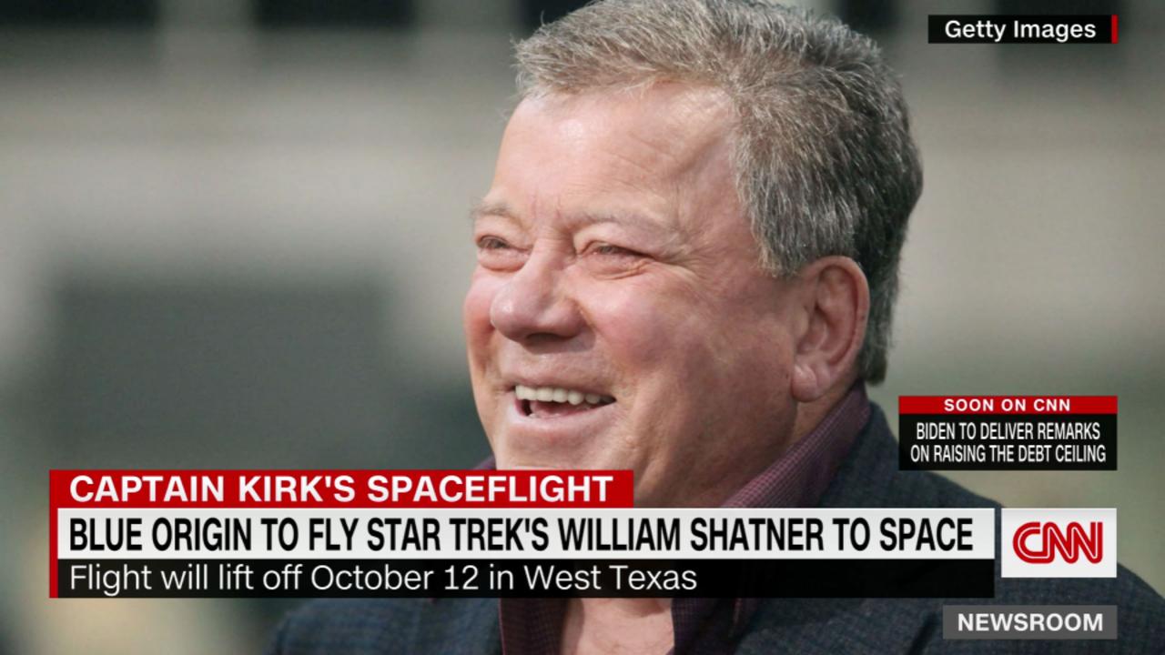 William Shatner, 90, to fly to space aboard Blue Origin capsule