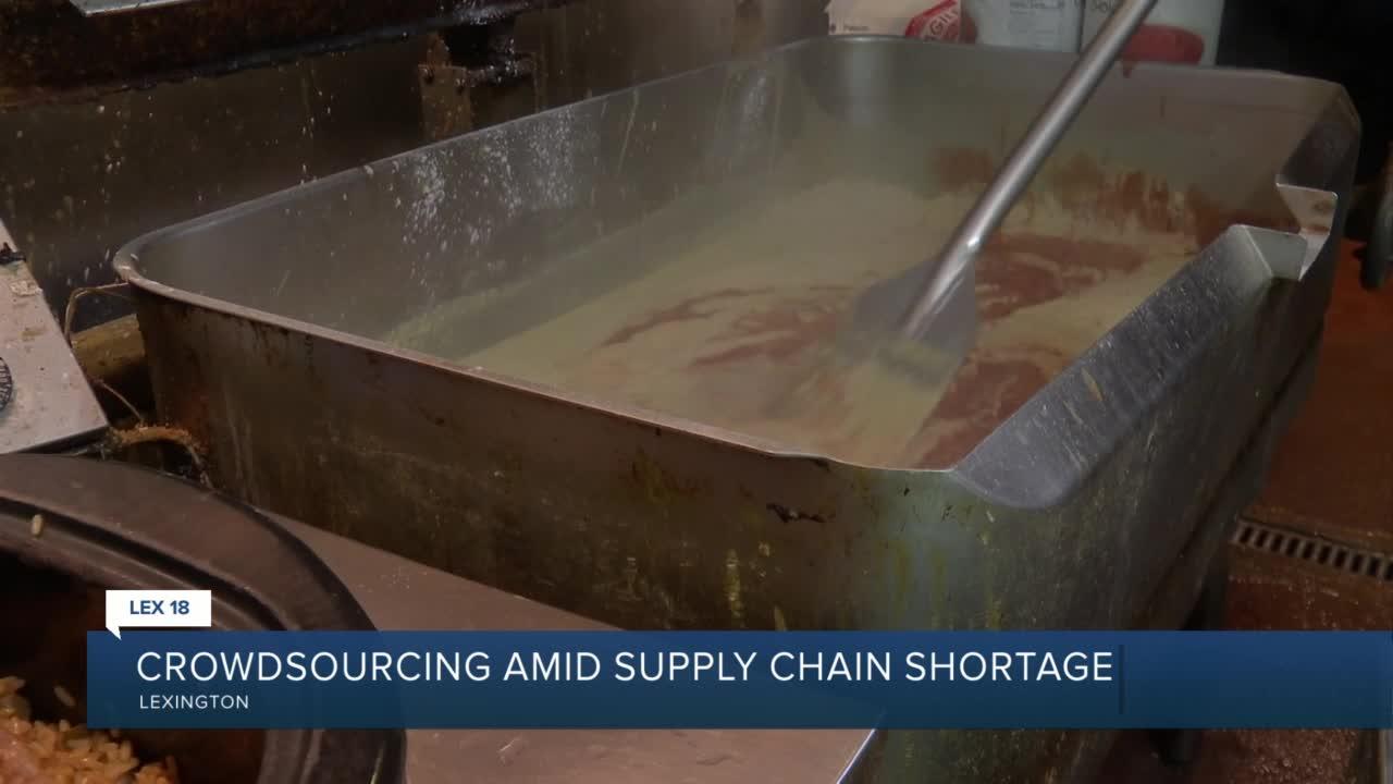 Crowdsourcing amid supply chain shortage