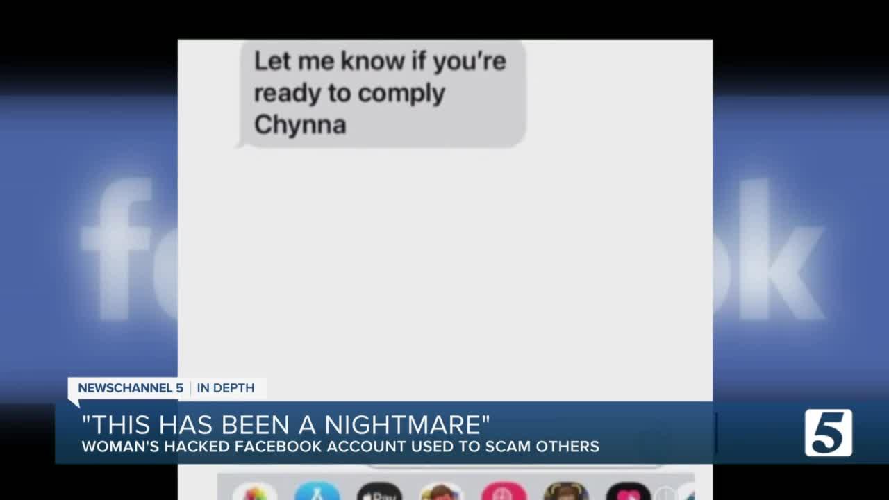'It's a nightmare' | Woman's hacked Facebook account used to scam others