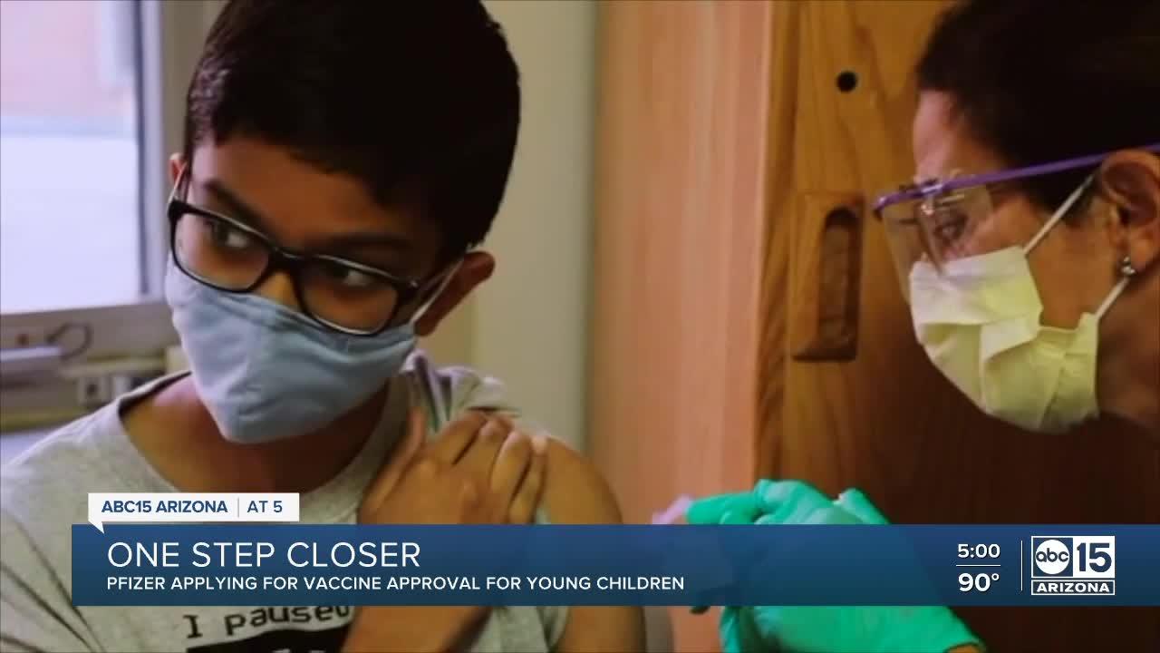 Pfizer applying for vaccine approval for young children