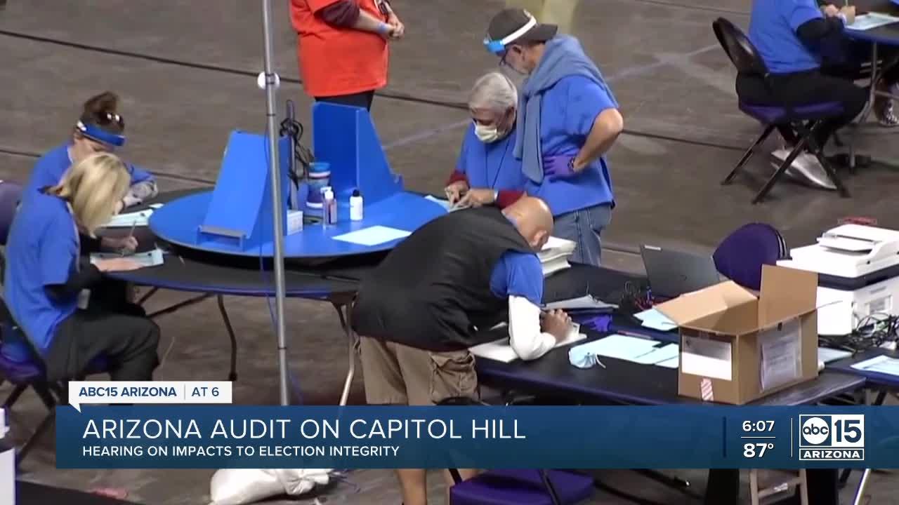 Arizona audit takes the spotlight on Capitol Hill