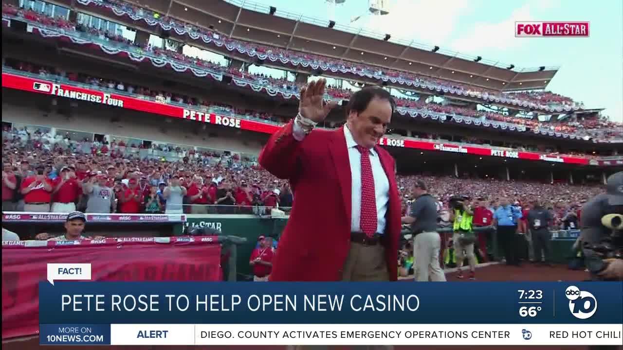 Fact or Fiction: Pete Rose to help open casino?