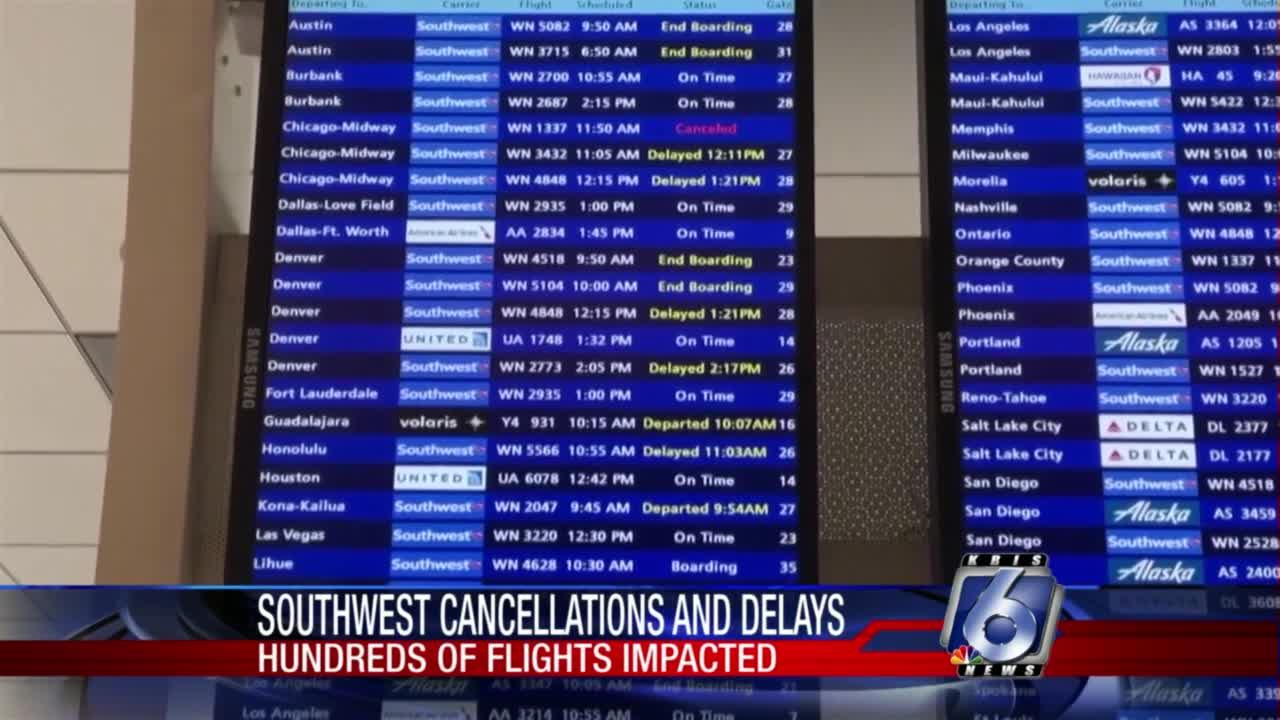 More Southwest Airlines flights will be canceled on Monday