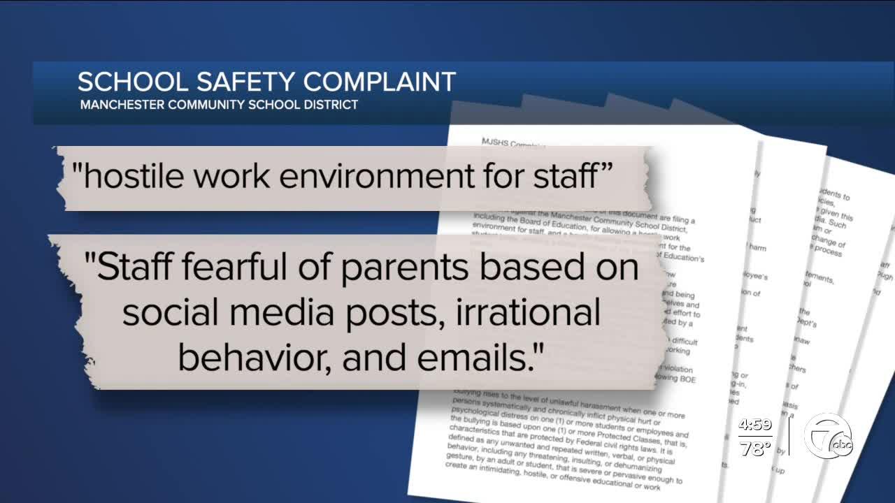 Manchester teachers & staff say mask fights led to hostile working environment