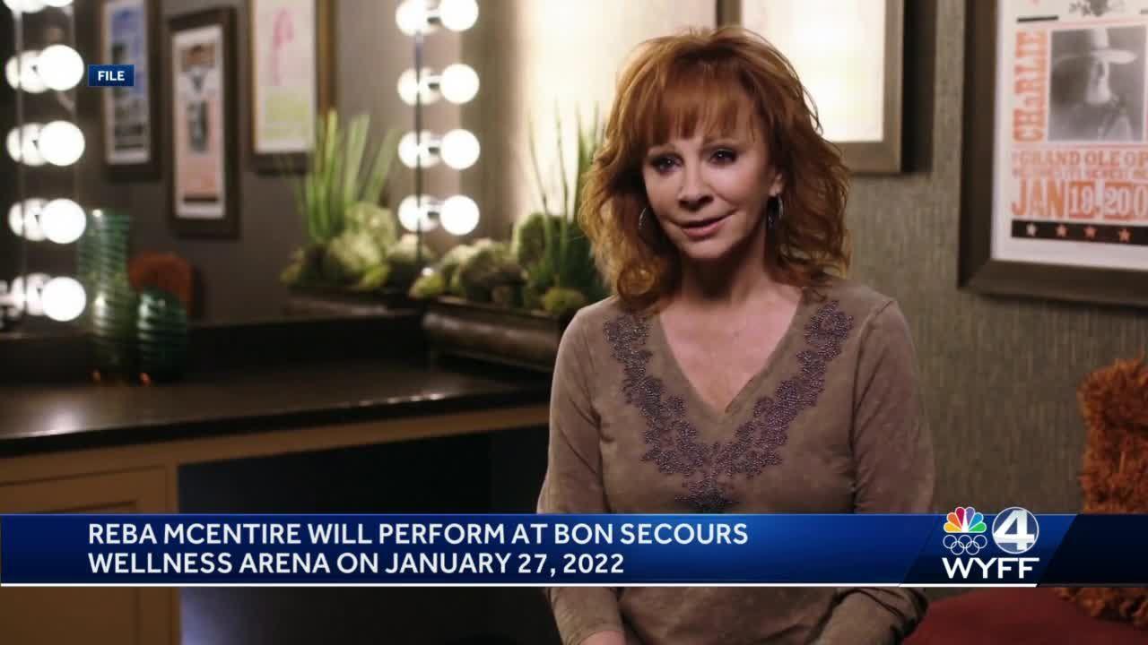 Reba McEntire returns to Greenville for first time in 2 decades, officials say