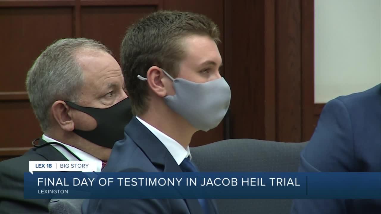 Final day of testimony in Jacob Heil trial