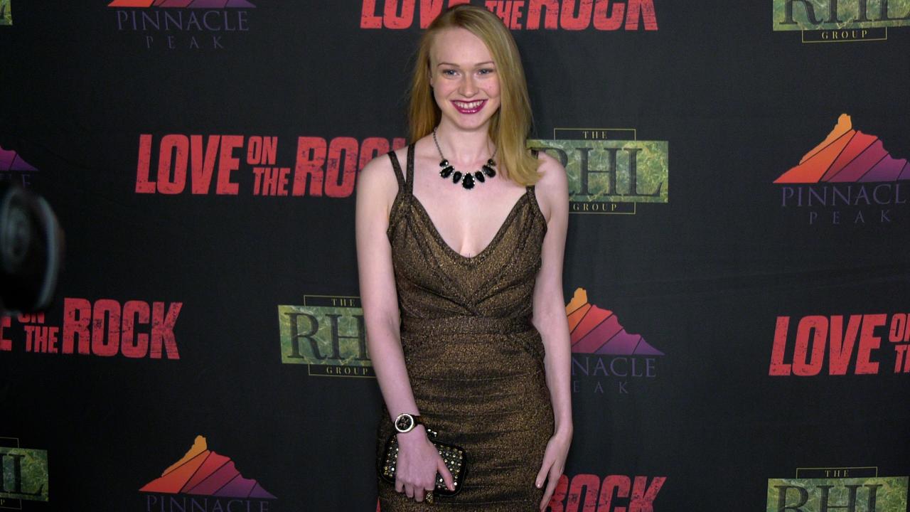 Rachelle Henry attends the 'Love on the Rock' Red Carpet Premiere in Los Angeles