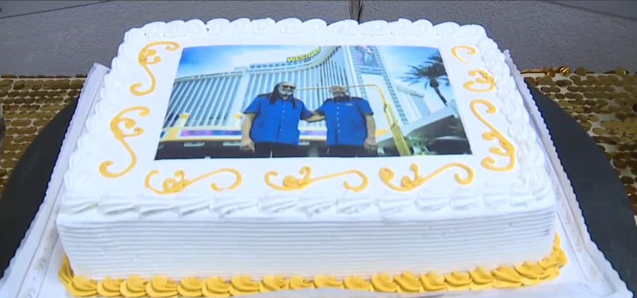 Las Vegas bellmen honored for 50 years on the job