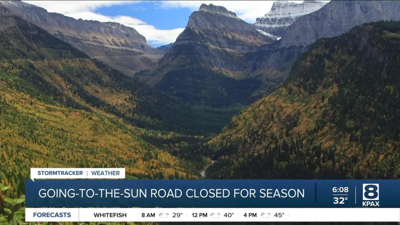 Going-to-the-Sun Road closes early for season