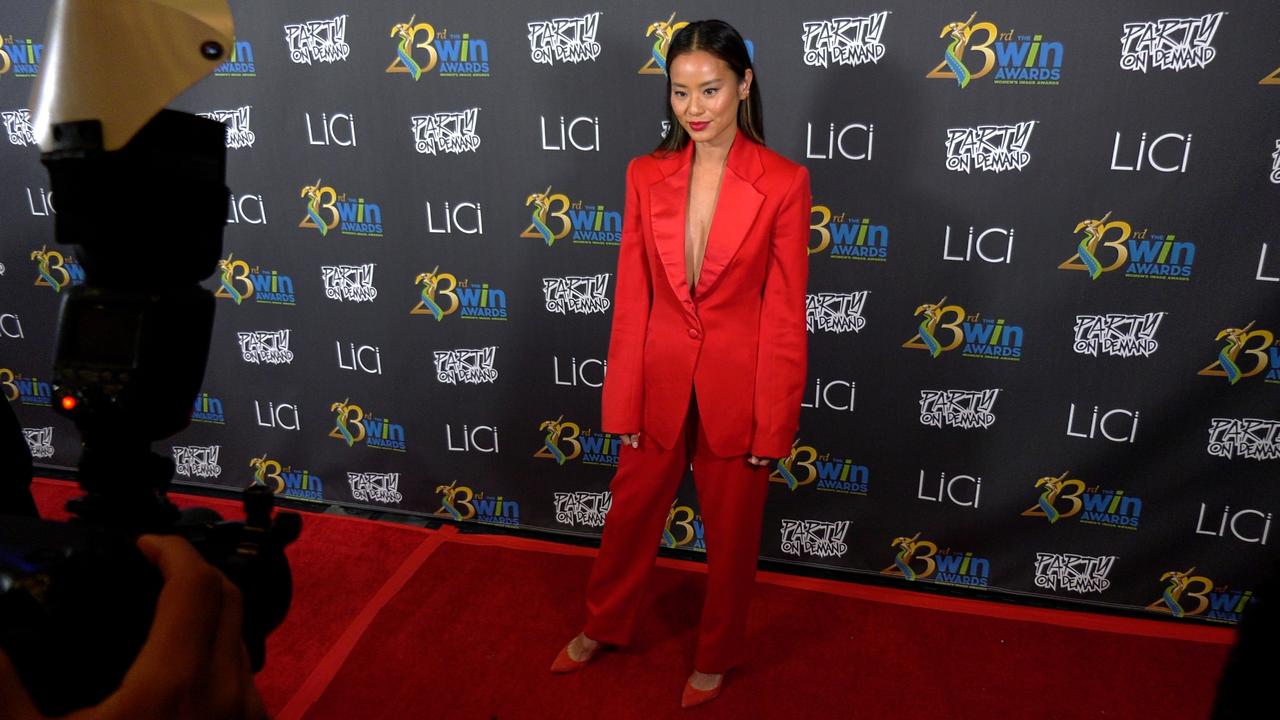 Jamie Chung attends the 23rd Women's Image Awards red carpet in Los Angeles