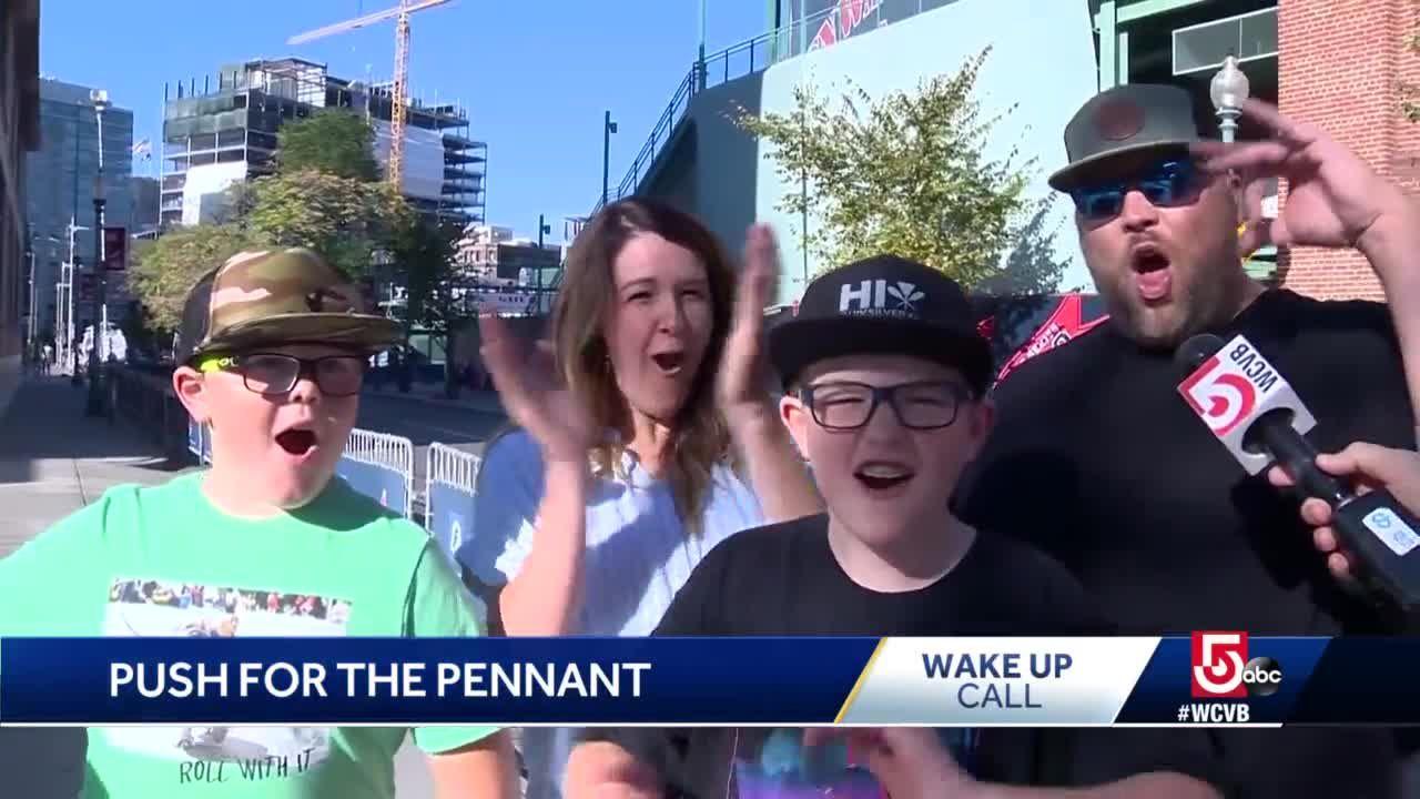 Wake Up Call from Utah family cheering on Sox
