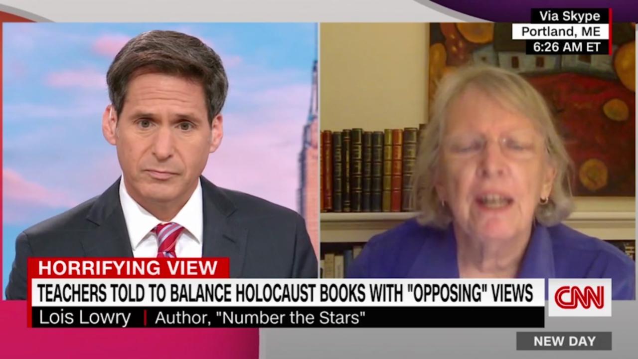 'Number the Stars' author reacts to teachers told to present different perspectives of the Holocaust
