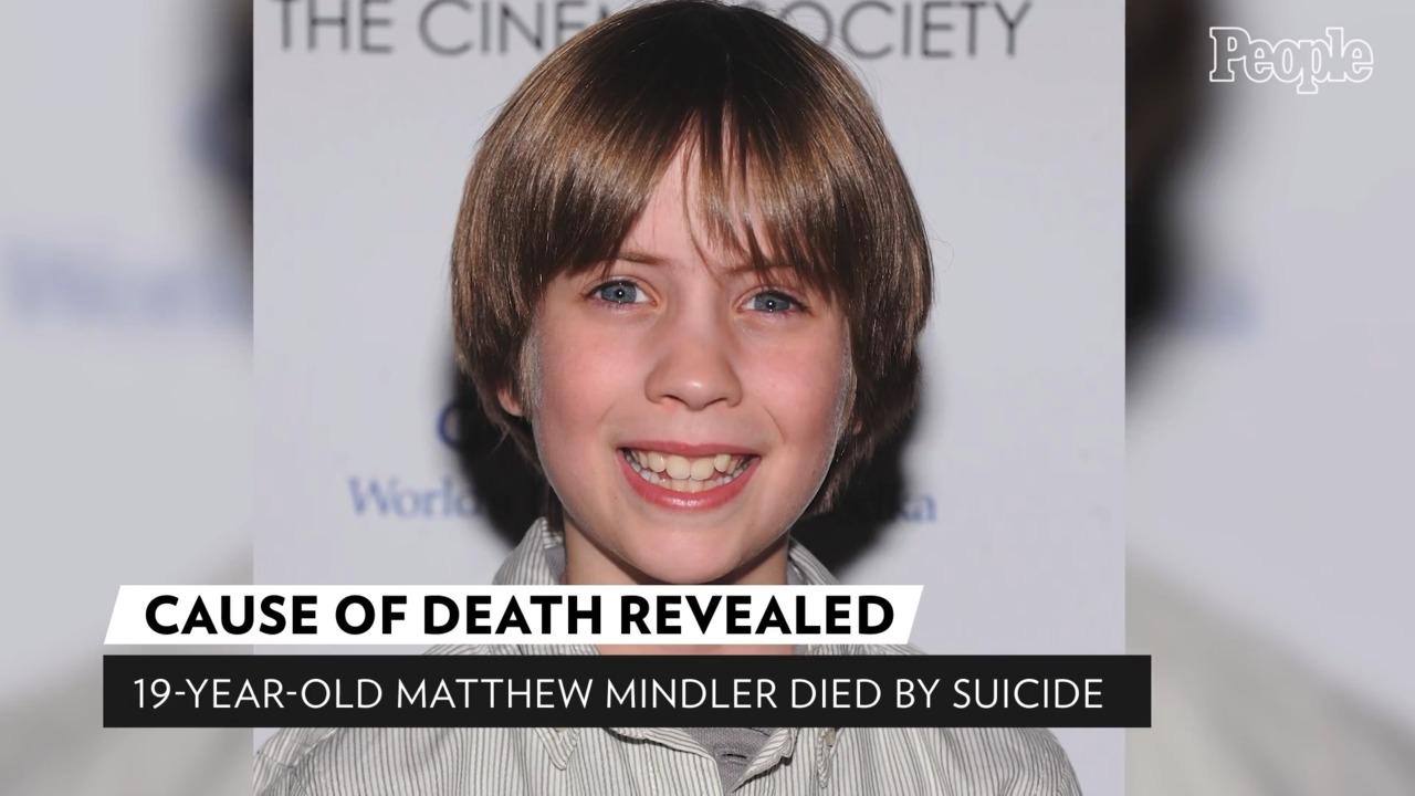 Former Child Actor Matthew Mindler's Cause of Death at 19 Revealed as Sodium Nitrate Toxicity