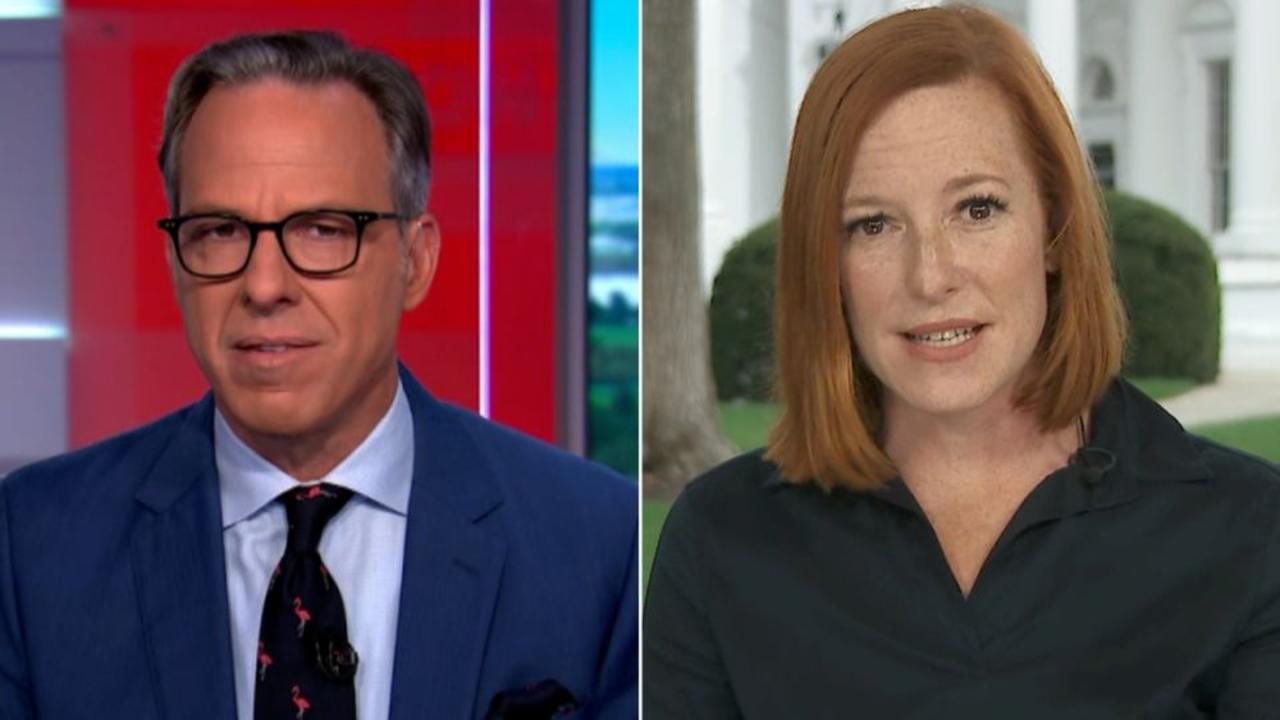 Tapper presses Psaki about WH chief of staff's inflation tweet