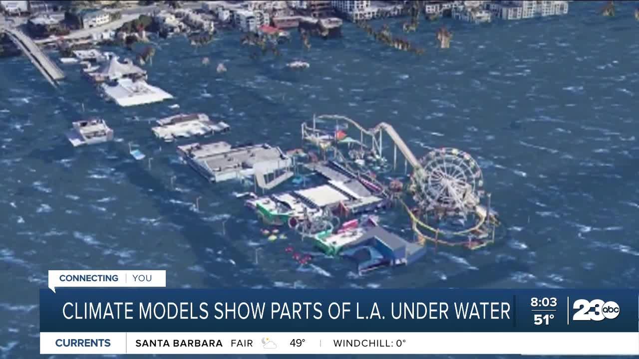 Climate models show parts of L.A. under water