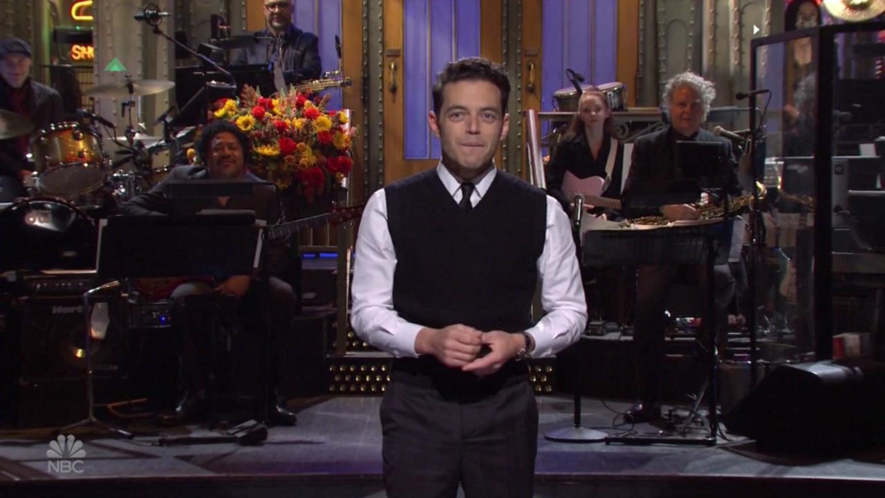 Video: Rami Malek thanks his family in 'SNL' monologue