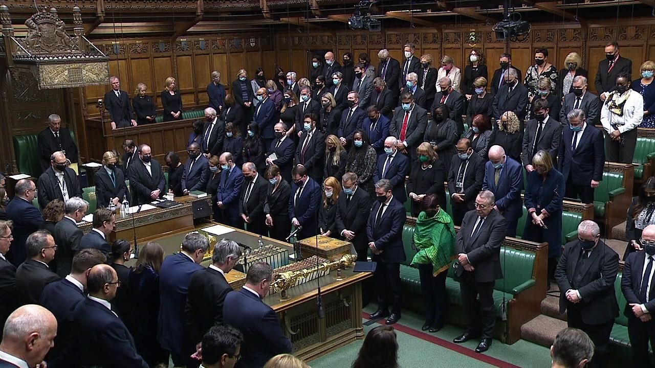 House of Commons observes a minute’s silence for David Amess