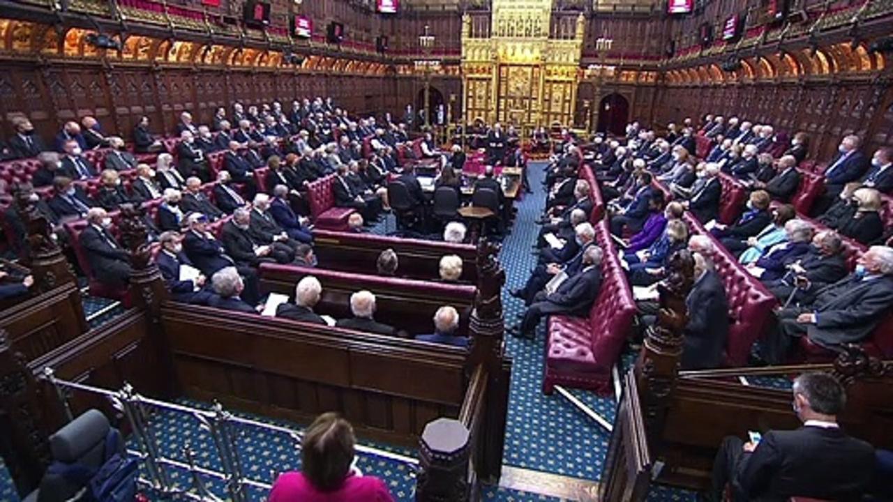 House of Lords observes a minute's silence for David Amess