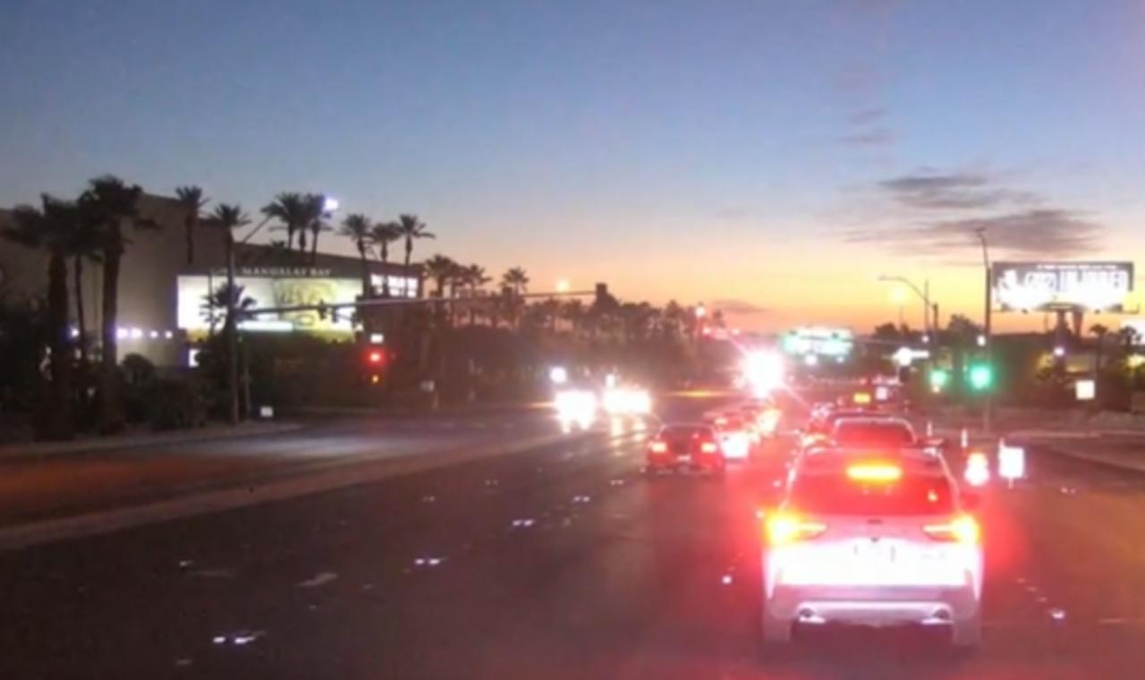 Homicide investigation closes portion of I-215 near McCarran Airport
