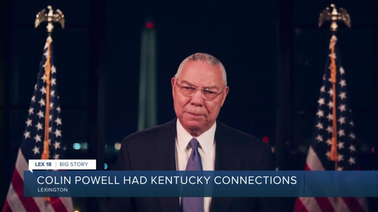 Colin Powell has Kentucky connections