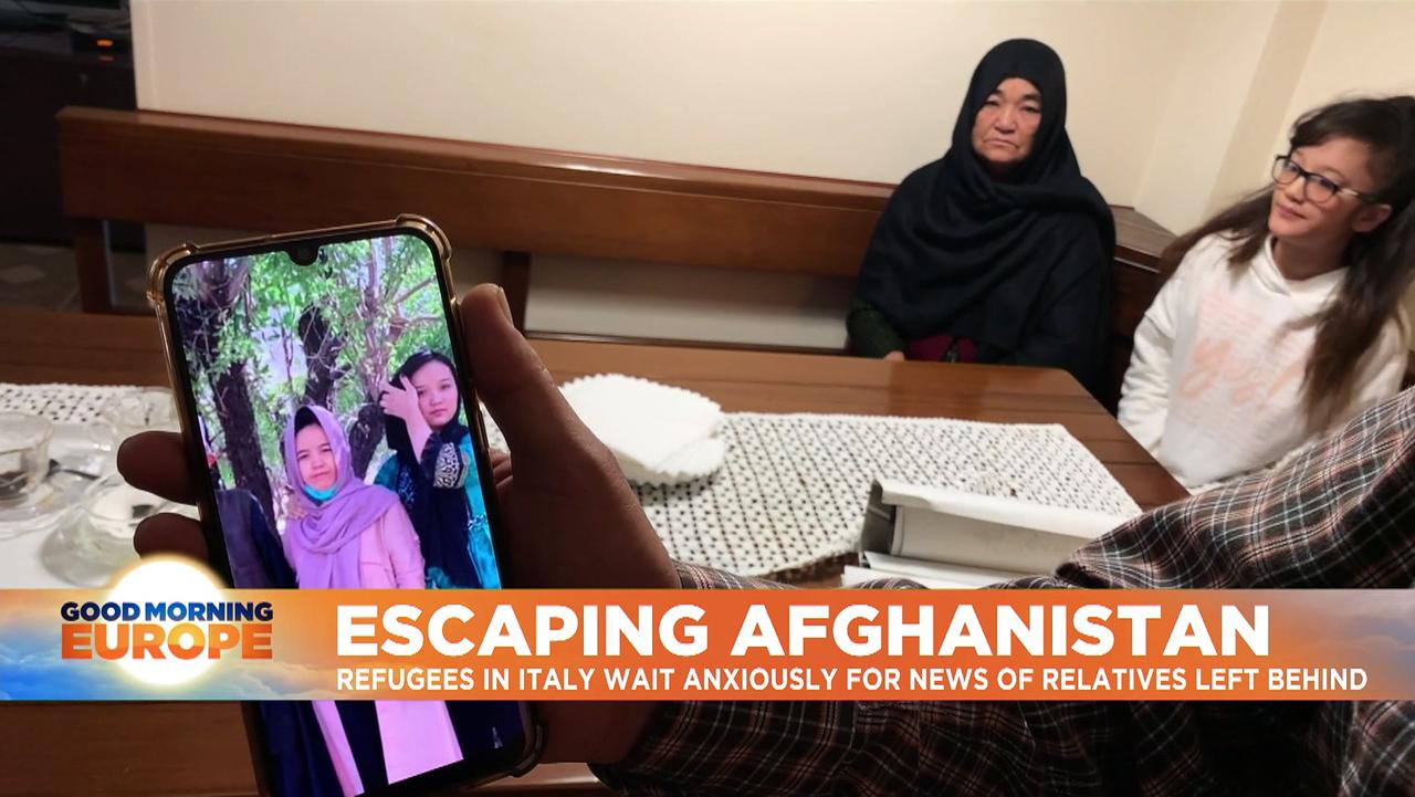 'I can't stop thinking about my sisters': Afghan evacuees in Italy fear for relatives back home