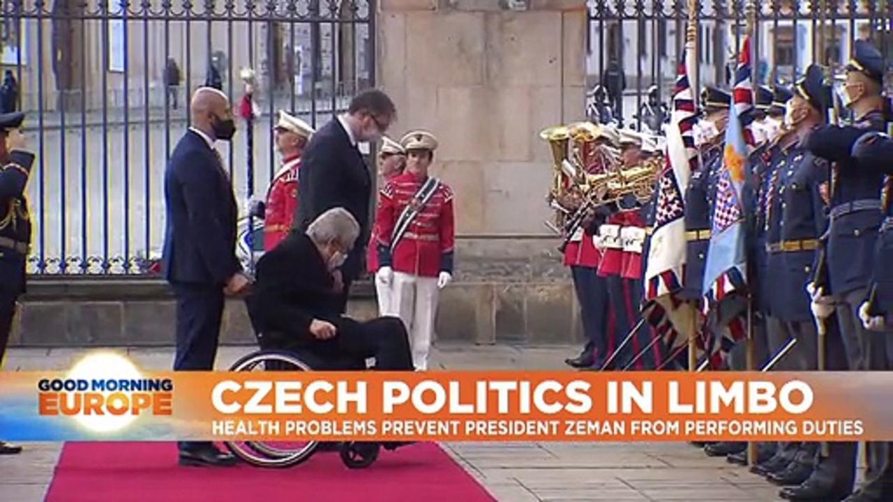 Czech politics in limbo with hospitalised president too ill to work