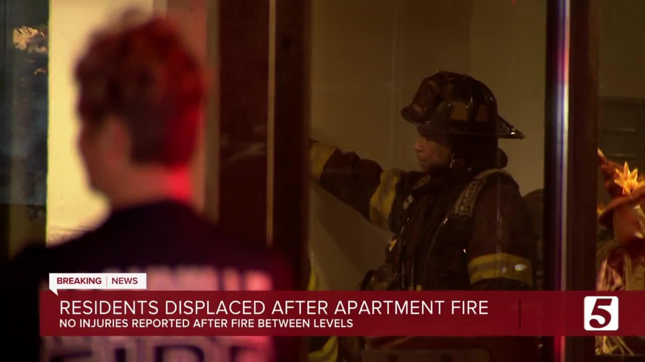 Two-alarm fire displaces 130 residents of Belcourt Park Apartments