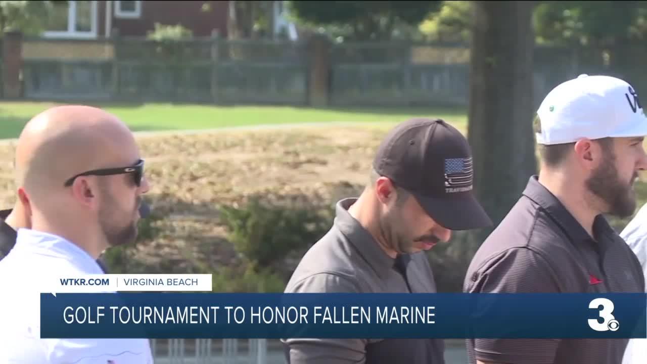 Virginia Beach golf tournament raises money for military care packages, honors fallen Marine's legacy