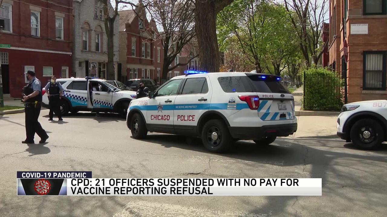 21 Chicago cops stripped of police powers for not complying with vaccine reporting mandate