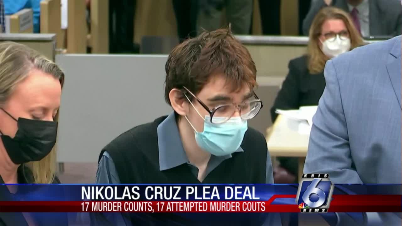 Nikolas Cruz pleads guilty to all murder, attempted murder counts in Parkland school shooting