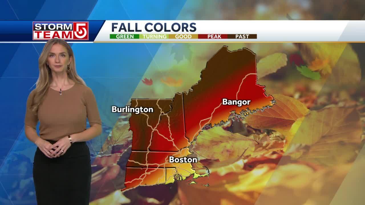 Fall foliage: Autumn colors peaking in parts of Mass.