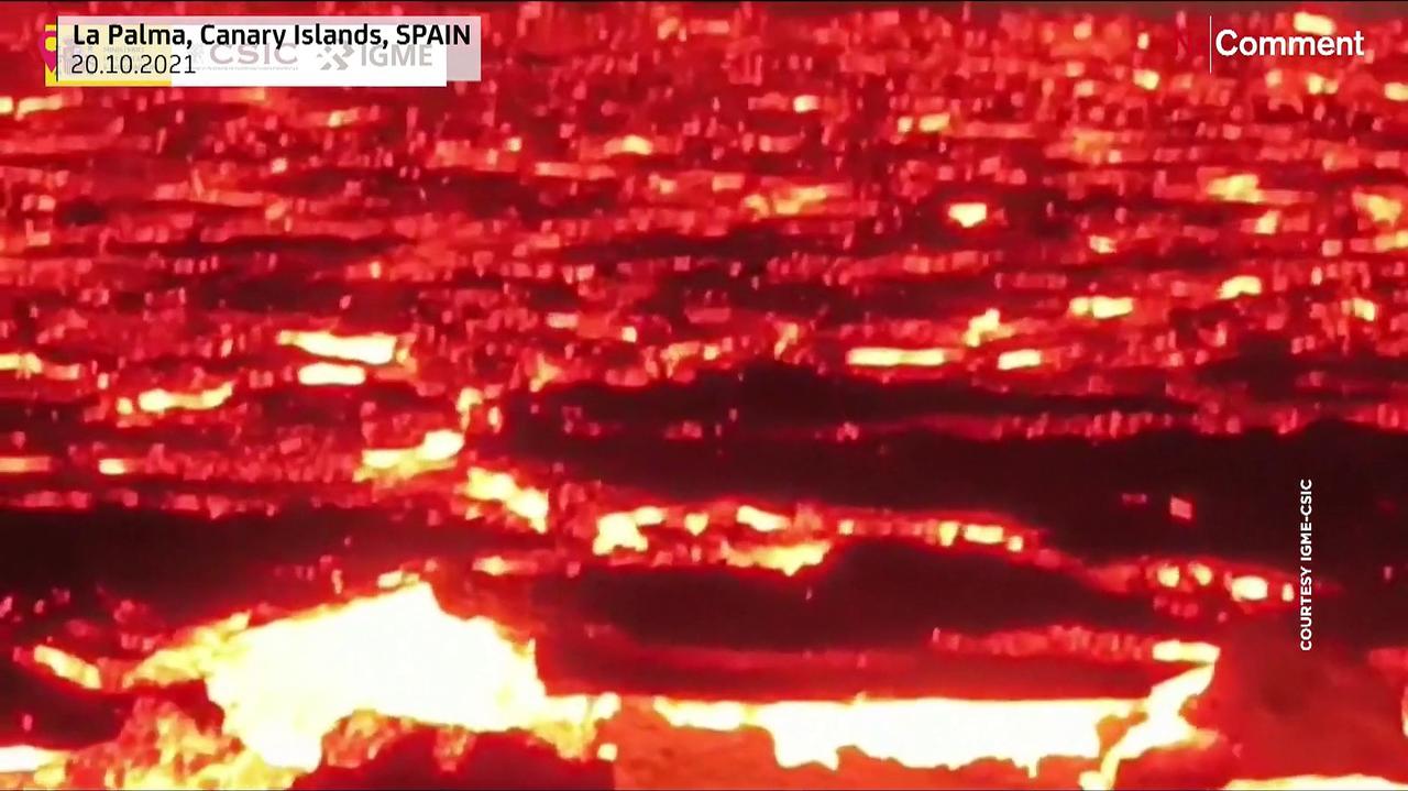 Canary Islands: the volcano continues to spread its boiling lava.