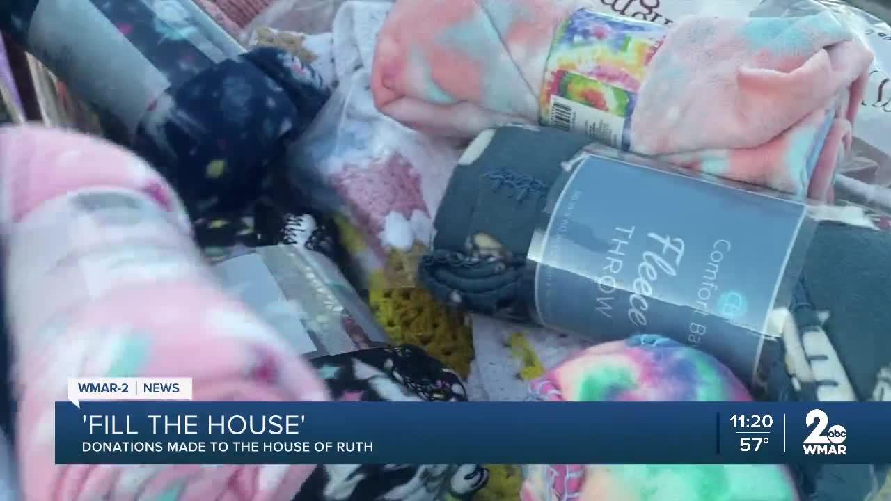'Fill the House' donations made to the House of Ruth on Wednesday