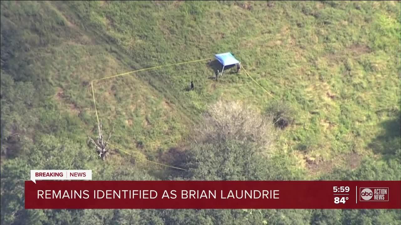 Human remains found at Carlton Reserve are confirmed to be those of Brian Laundrie
