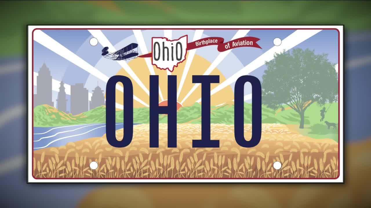 Ohio BMV reveals new license plate, and 'Wrights' what was wrong with it