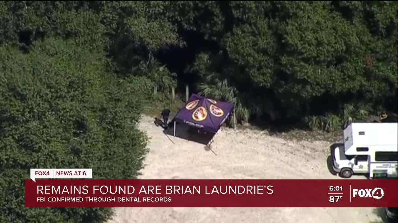 HUMAN REMAINS IDENTIFIED AS BRIAN LAUNDRIE