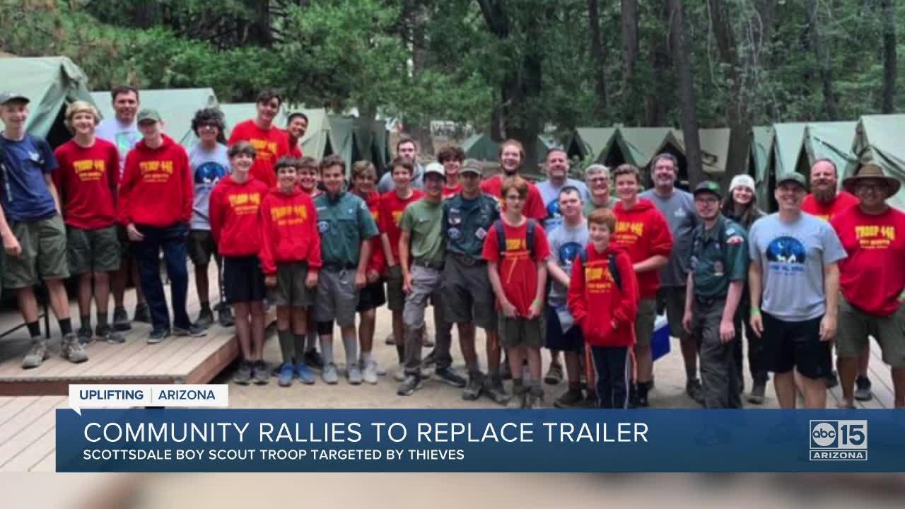 Thieves steal Boy Scout trailer, community rallies around the troop