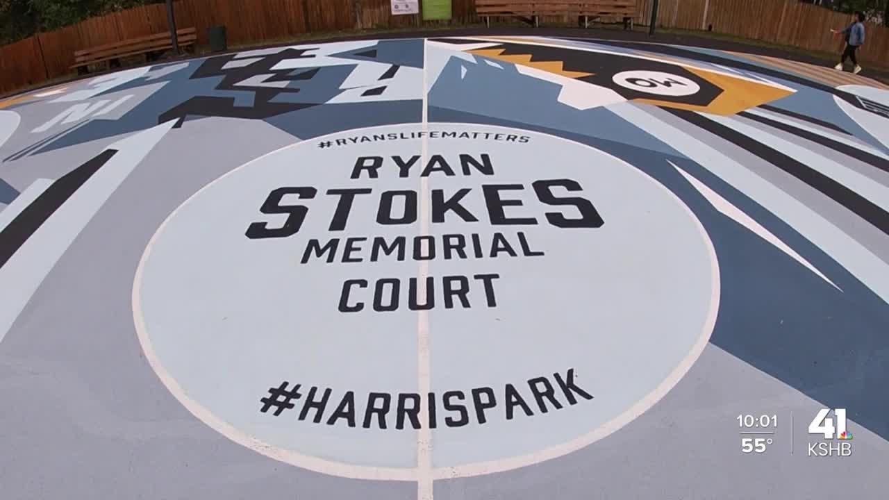 Daughter filled with pride as Ryan Stokes Memorial Court dedicated in Kansas City, Missouri