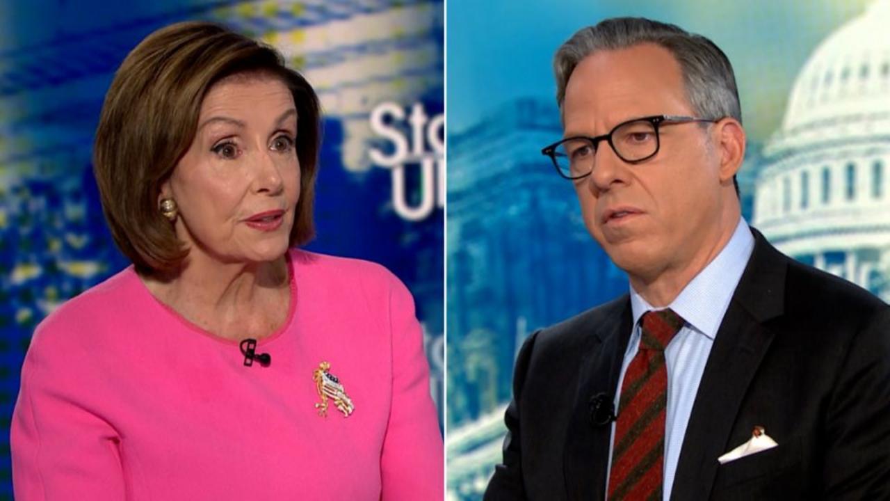 Tapper to Pelosi: Are you frustrated with Sinema and Manchin?