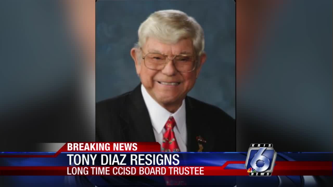 CCISD Trustee Tony Diaz resigns
