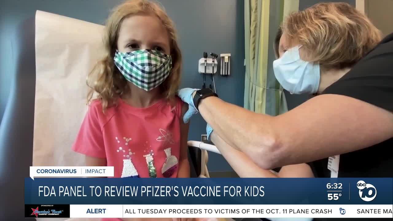 FDA panel to review Pfizer's vaccine for kids