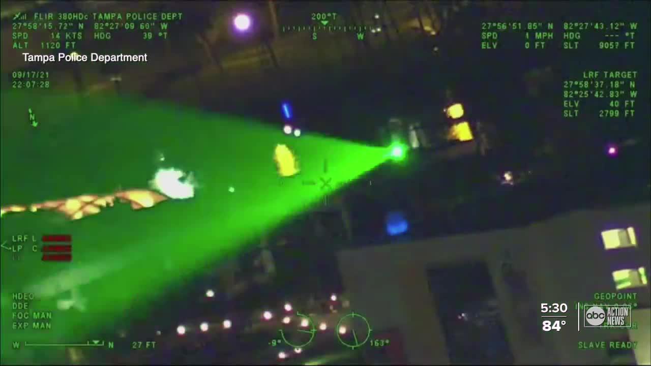 FAA: Tampa is 2nd highest city for laser strikes