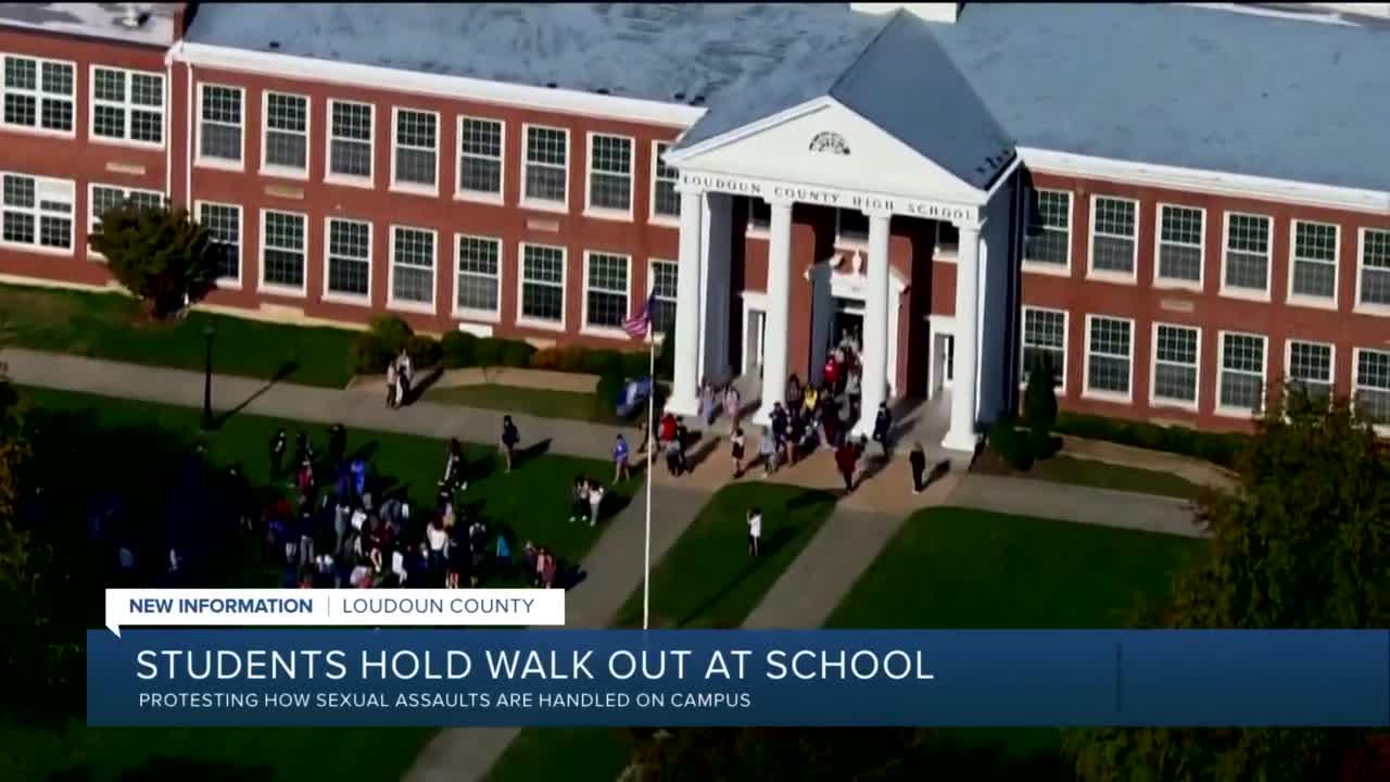 Students hold walk out at Loudoun County school