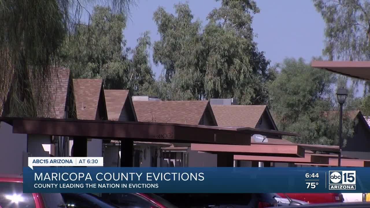 Maricopa County leading the nation in evictions