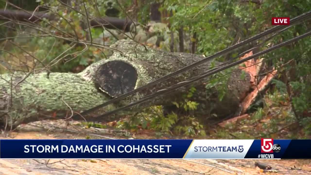 100 percent of Cohasset without power after storm