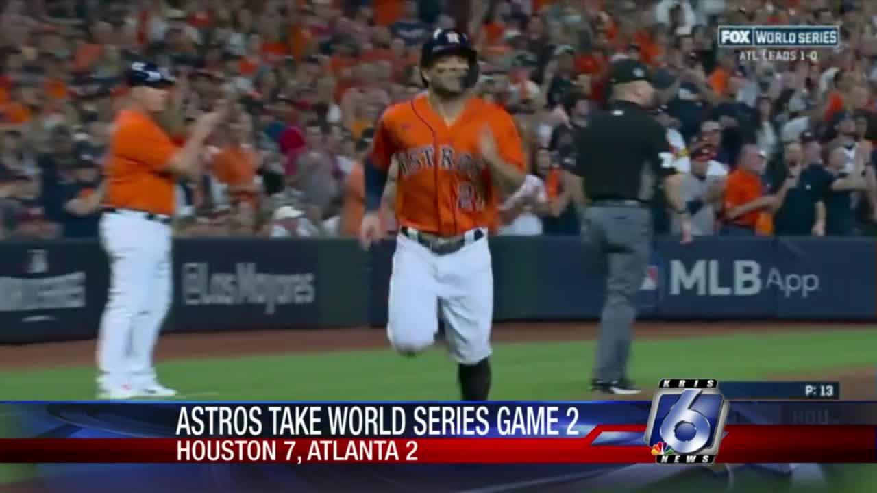 Astros even World Series with impressive 7-2 Game 2 triumph