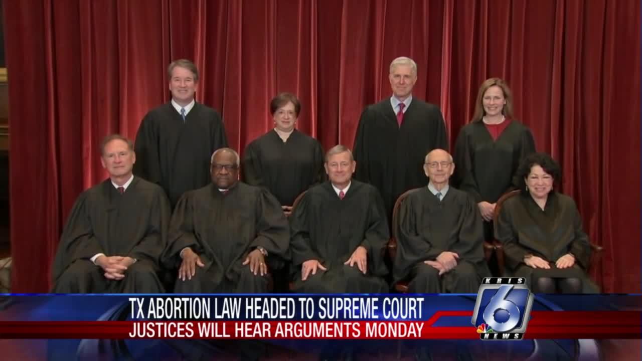 Texas abortion law will be debated Monday by Supreme Court