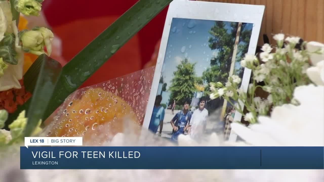 Vigil for teen killed