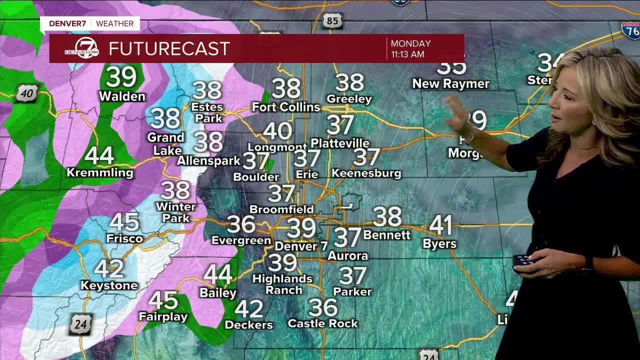More rain and snow possible in Denver tonight