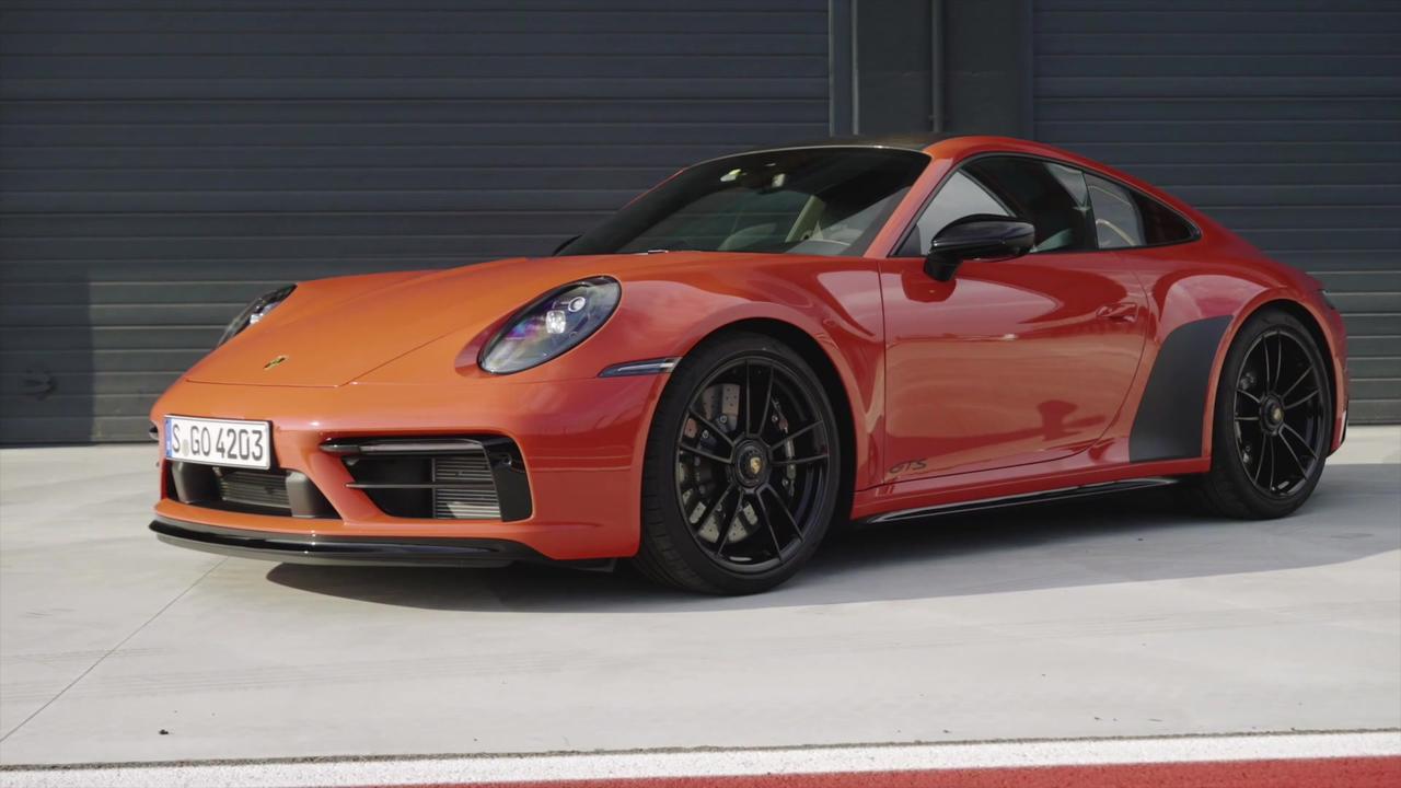 Porsche 911 Carrera 4 GTS Coupe Design Preview in Lava Orange